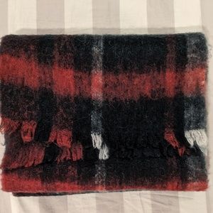Madewell wool plaid scarf